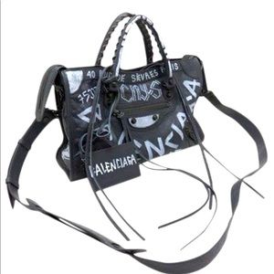 Balenciaga graffiti bag